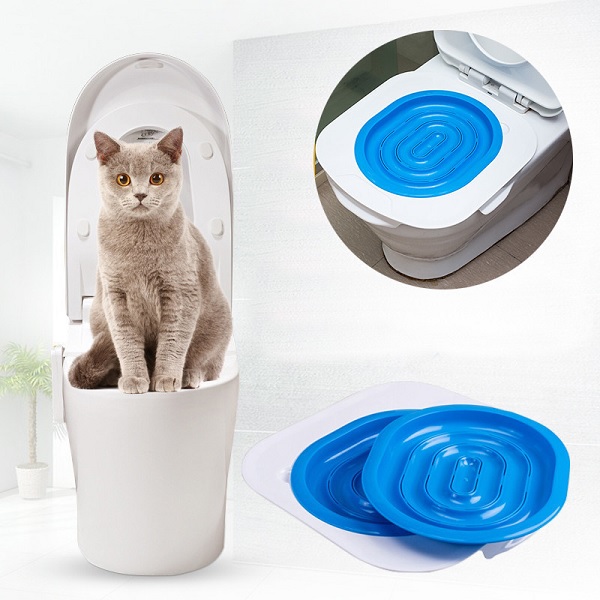 Накладка на унитаз для кота, система для приучения кошек к унитазу Vo-Toys